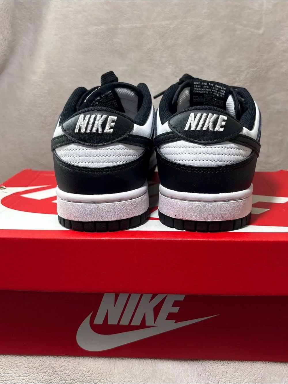 Dunk Low Panda sneakers in black and white